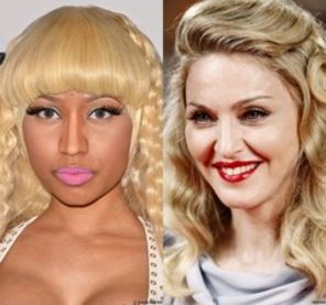 Nicki Minaj, in culmea fericirii. Madonna a sarutat-o pe buze!