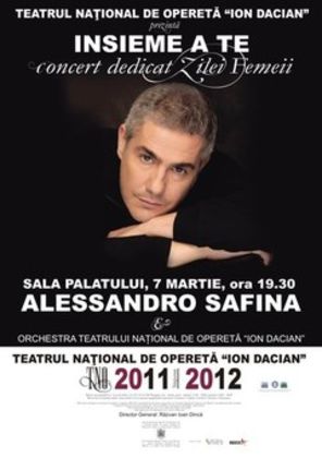 Alessandro Safina concerteaza pe 7 martie la Bucuresti