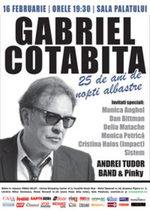 Concert Gabriel Cotabita la Sala Palatului