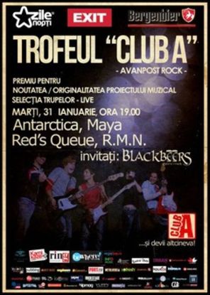 Trupa Blackbeers canta in incheierea preselectiei Trofeu ClubA - Avanpost Rock