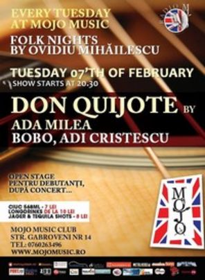 Concert Ada Milea - Don Quijote in Mojo Bucuresti