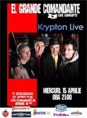 Concert Krypton in El Grande Comandante