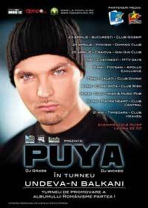 Puya pleaca in turneu `Undeva-n Balkani`