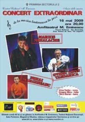 De la muzica lautareasca la jazz, cu Mihalache, Tandarica si Margineanu