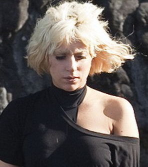 Lady GaGa, fara machiaj (poze)