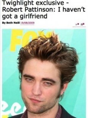 Robert Pattinson - astazi singur, maine...