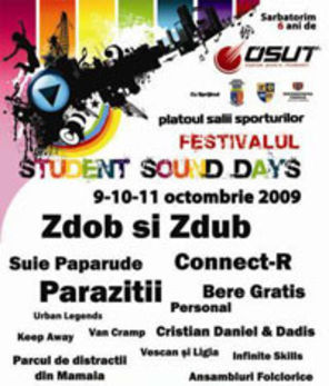 Parazitii, Suie Paparude, Zdob si Zdub canta la Student Sound Days 2009