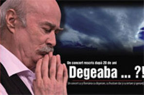 Concert Tudor Gheorghe Degeaba ? la Sala Palatului pe 18 decembrie