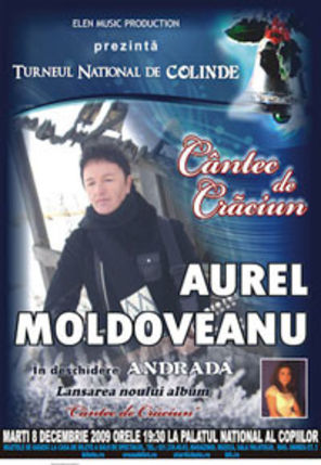 Aurel Moldoveanu, concerte de Craciun si album de colinde