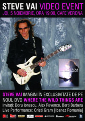 Steve Vai Video Event, imagini in exclusivitate de pe noul DVD