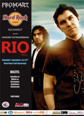 Trupa italiana RIO concerteaza la Hard Rock Cafe