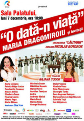 O data-n viata Maria Dragomiroiu si invitatii canta la Sala Palatului