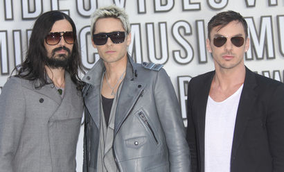 30 Seconds To Mars poze MTV VMA 2010 - covorul alb