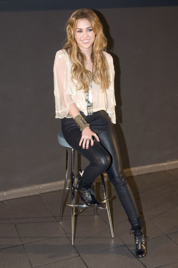 Miley Cyrus Lace Up Boots