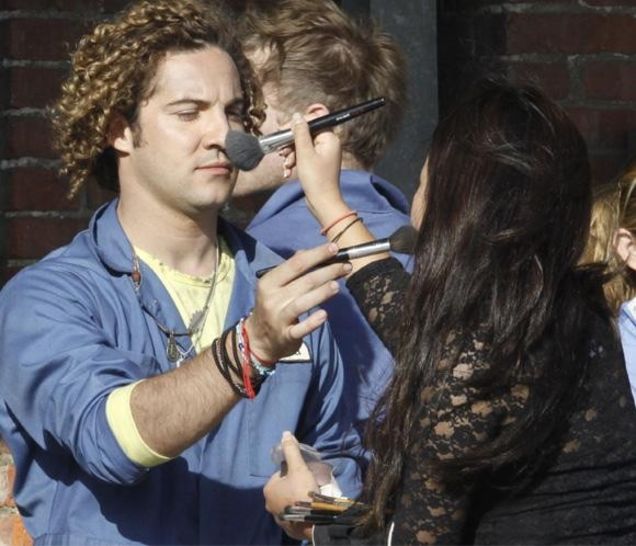 David Bisbal, poze de la filmarile 24 horas