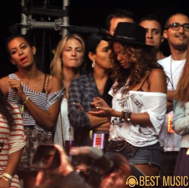 Beyonce cu Jay Z la Coachella 2010