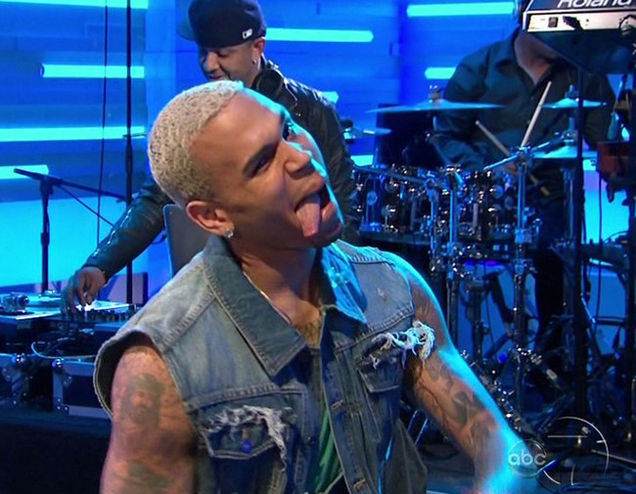 Poze Chris Brown Good Morning America