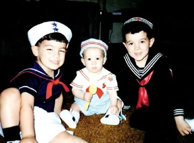 Jonas Brothers cand erau mici