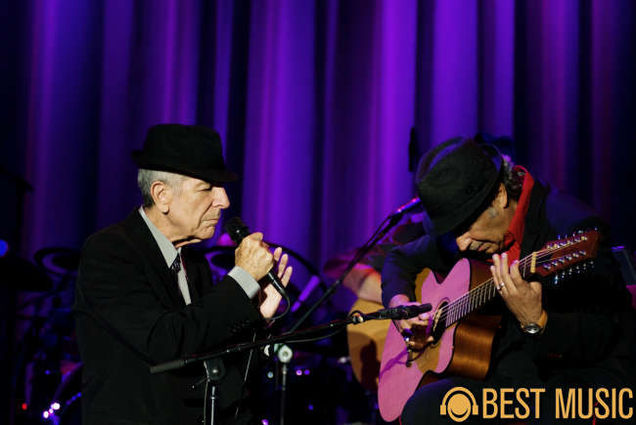 Poze Leonard Cohen la Bucuresti