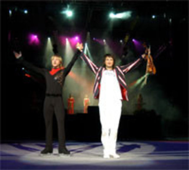 Plushenko, Lambiel, Edvin Marton - Kings On Ice la Bucuresti