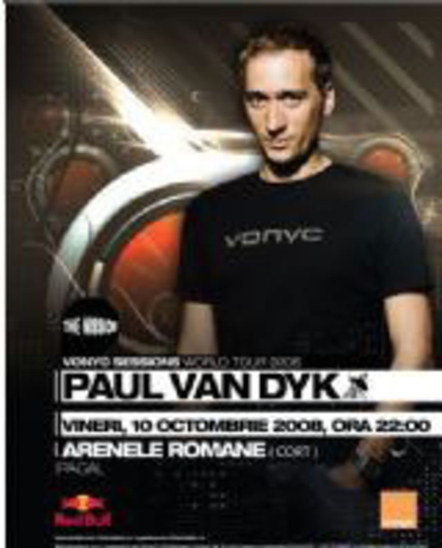 Bilete pentru show-ul Paul Van Dyk de la Arenele Romane