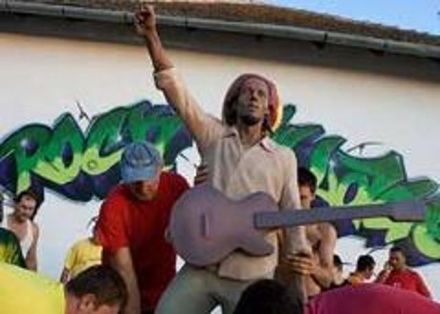 Prima statuie europeana a lui Bob Marley - dezvelita in fosta Yugoslavie