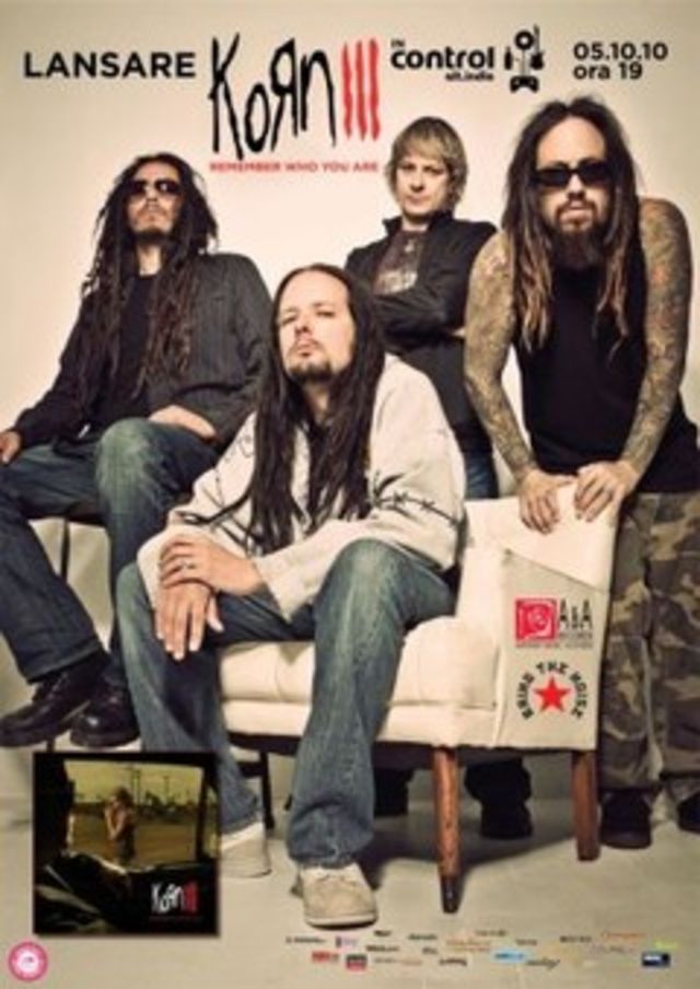 KORN III Remember Who You Are, lansare oficiala in Romania