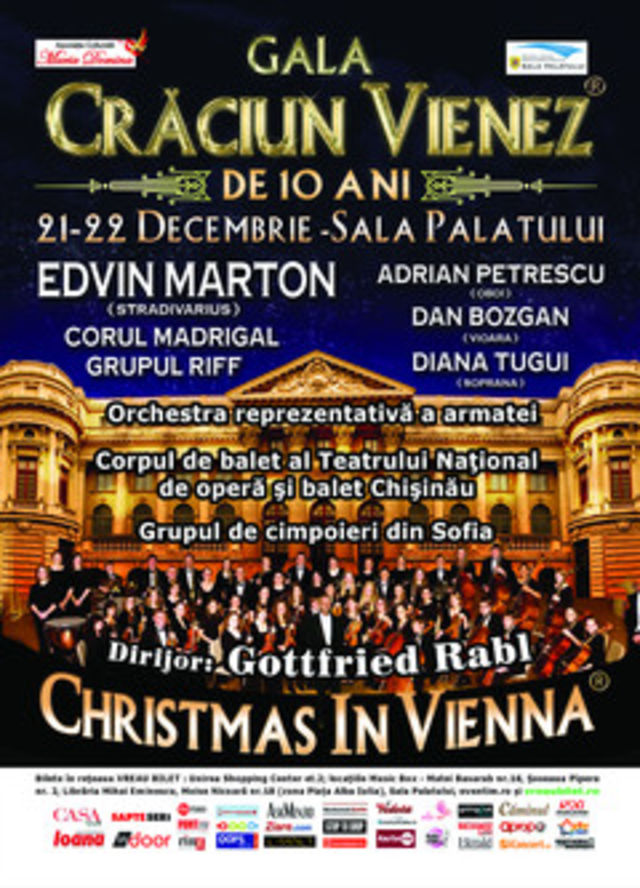 'Gala Craciun Vienez': Edvin Marton canta la Sala Palatului pe 4 milioane de Euro!
