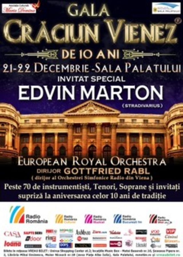 Violonistul Edvin Marton a ajuns la Bucuresti