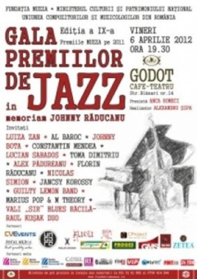 Gala Premiilor de Jazz - editia a IX-a la Godot Cafe-Teatru Bucuresti