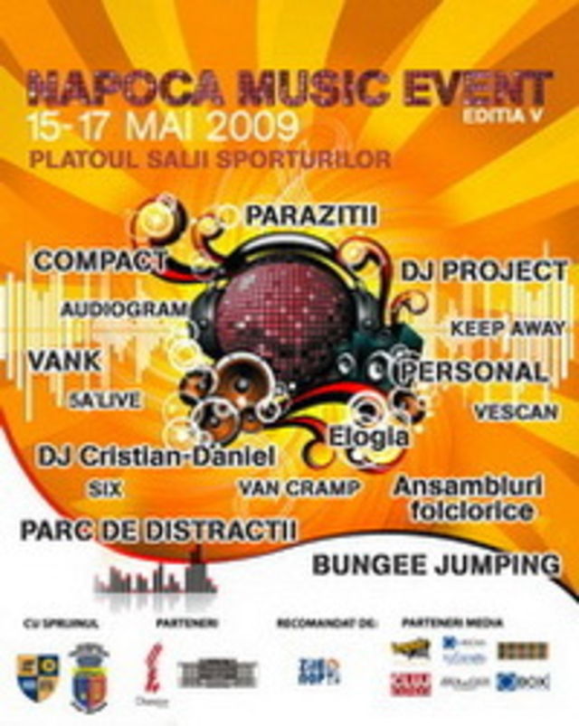 In weekend mergi la Napoca Music Event 2009