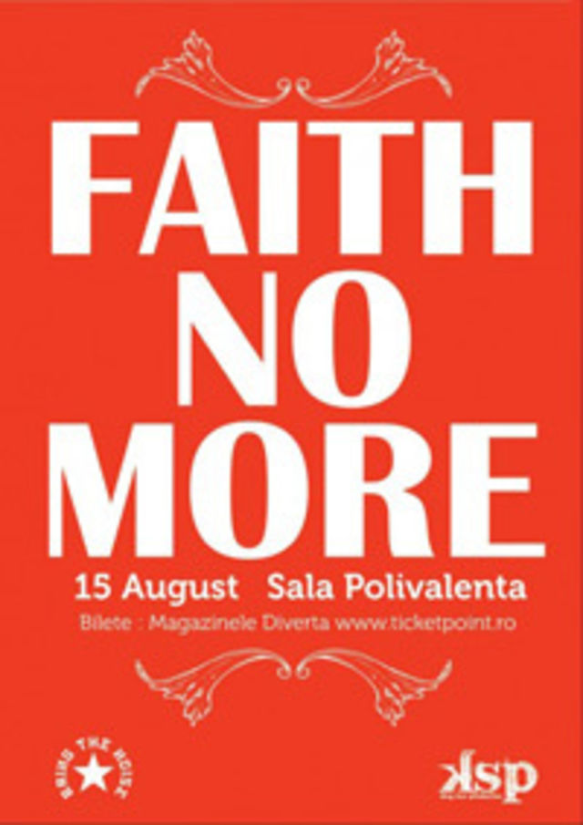 Bilete concert Faith No More, la vanzare