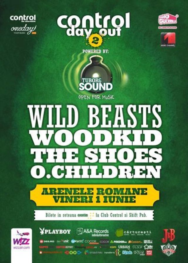 Wild Beasts canta la Control Day Out pe 1 iunie la Arenele Romane