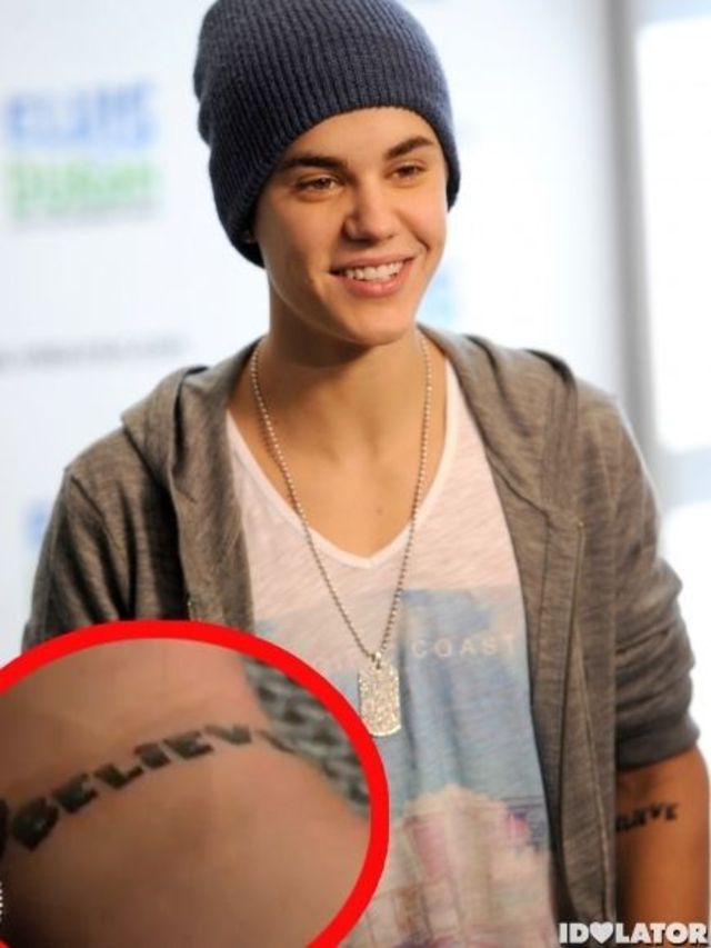 Justin Bieber - tatuaj Believe