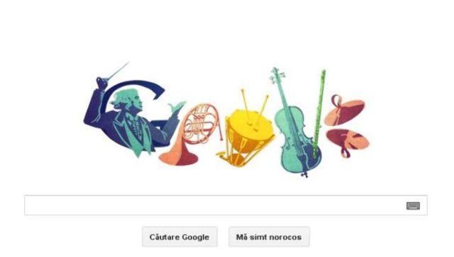 Sergiu Celibidache, omagiat de Google