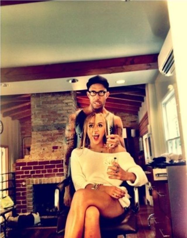 poze coafura Miley Cyrus