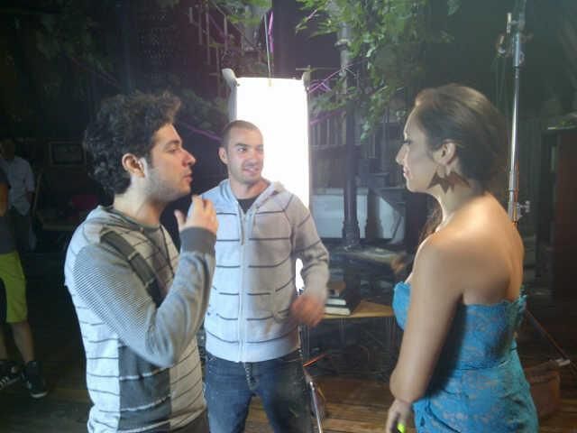 filmare clip Andra