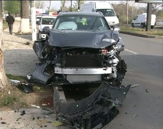 Smiley accident de masina