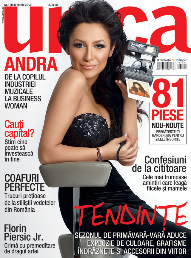 Andra in revista Unica