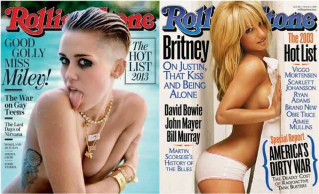 Cantarete care au pozat topless pentru Rolling Stone