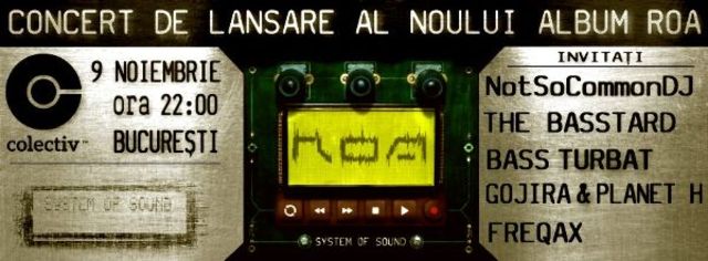 ROA lanseaza albumul System of Sound pe 9 noiembrie (promo video)