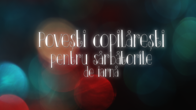 Povesti copilaresti pentru sarbatorile de iarna - primul mini-album cu muzica originala pentru copii (audio)