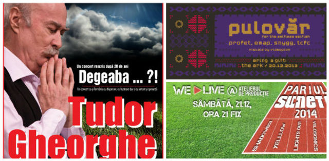 Evenimente in weekend: 20 - 22 decembrie 2013
