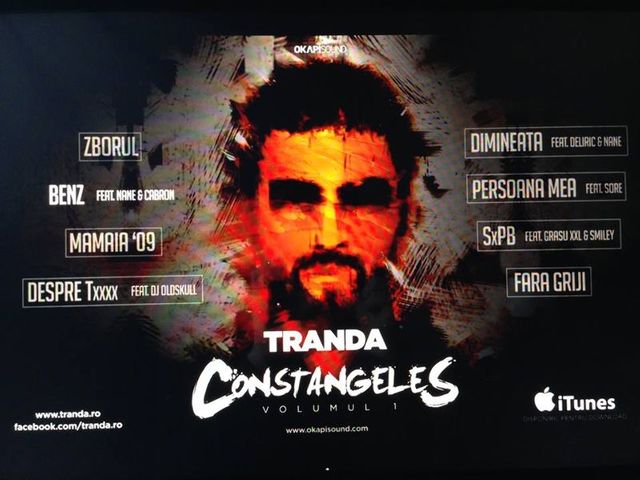 Tranda a lansat CONSTANGELES - Volumul 1 si anunta noul single: Persoana Mea feat. Sore (audio)