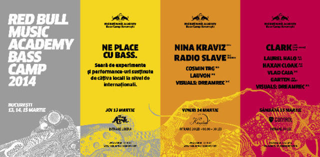 Red Bull Music Academy Bass Camp, in premiera in Romania, cu Nina Kravitz, Radio Slave, Haxan Cloak & altii