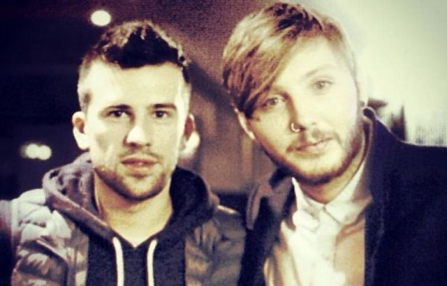 X Factor: Florin Ristei si James Arthur - fotografie de colectie