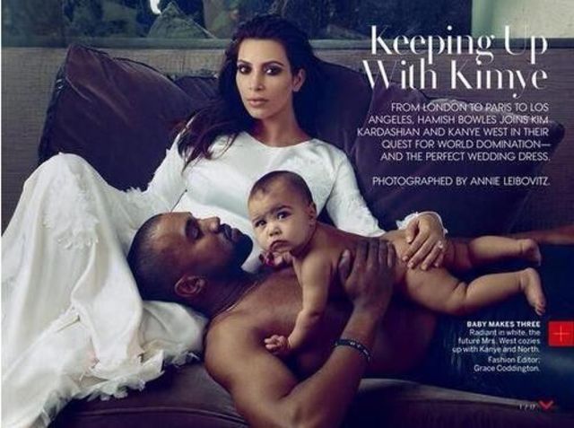 Kim Kardashian si Kanye West