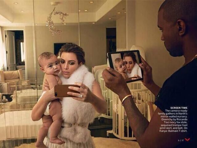 Kim Kardashian si Kanye West