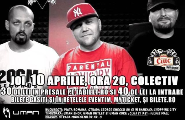 Prima editie a festivalului HIP HOP Kolektiv are loc diseara alaturi de Parazitii si sase invitati speciali