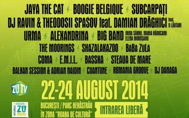 Bucharest GreenSounds Festival (22 - 24 august) in Parcul Herastrau: line-up | playlist de festival